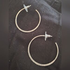 Elegant Silver Hoop Earrings